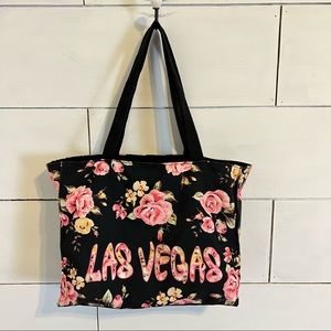 Robin Ruth Floral Canvas Las Vegas Bag.